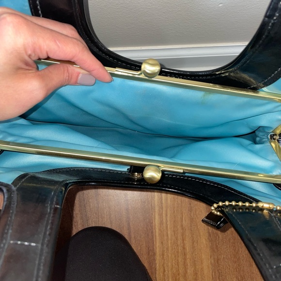 Coach black satchel purse - Picture 6 of 6